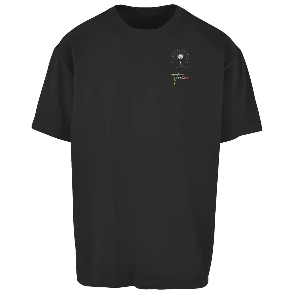 Oversize T-Shirt Torino für schwarz