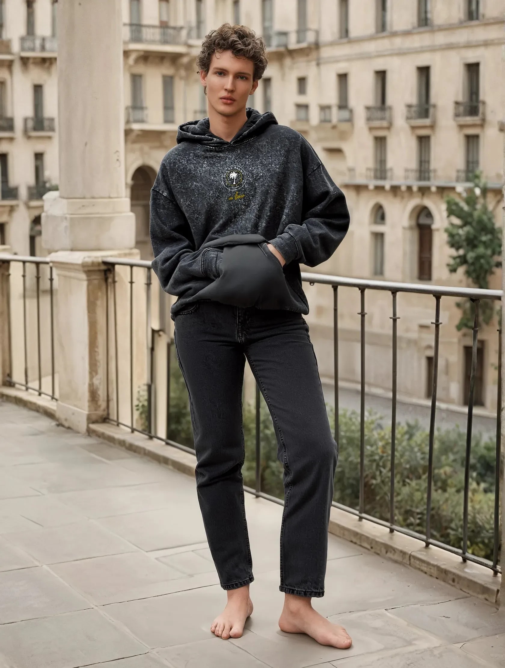 Neukundenrabatt für Oversize Hoodie ohne Kordel aus Bio Baumwolle sichern